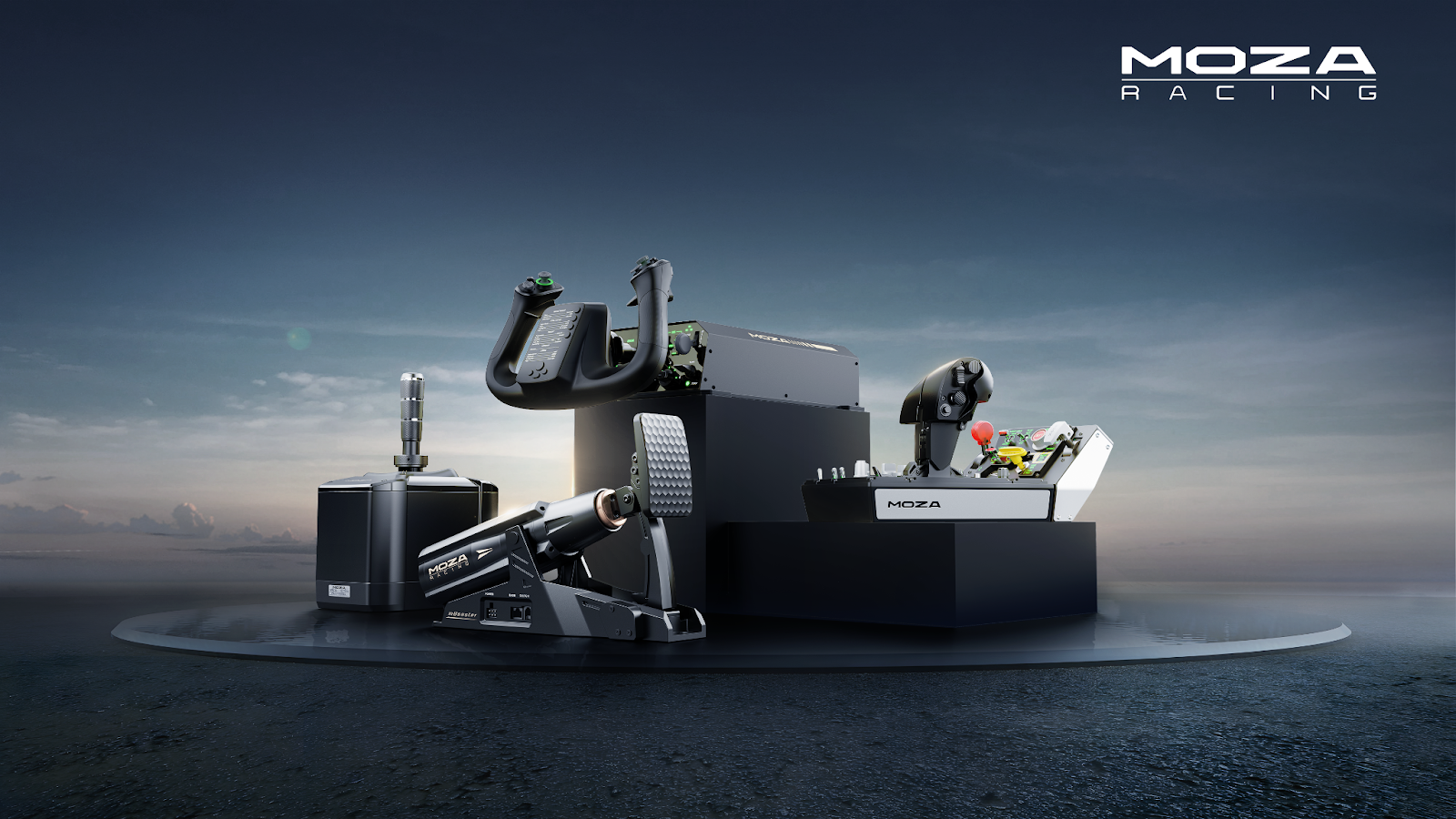 MOZA   Redefines   Sim   Racing   and   Flight   Simulation   with   Next-Gen   Hardware   and   Software