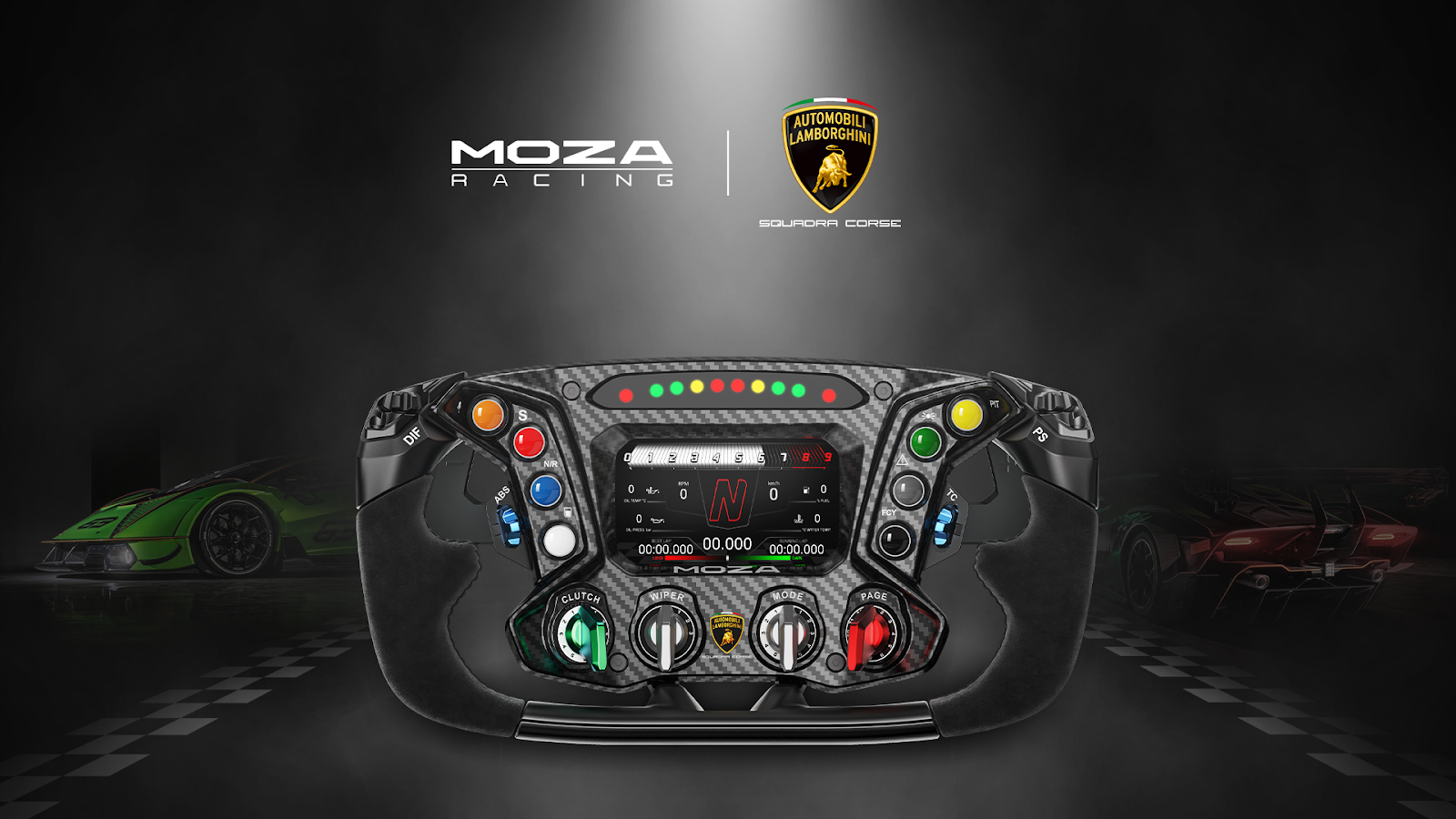 MOZA   Racing   and   Automobili   Lamborghini   Squadra   Corse   bringing   the   real   Lamborghini   DNA   into   Sim   Racing